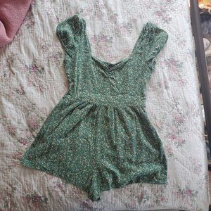 American Eagle Floral Romper